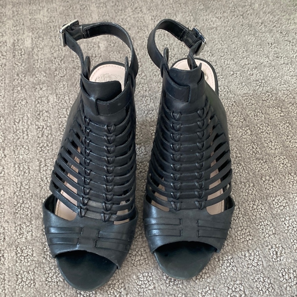 Vince Camino black strap sandals